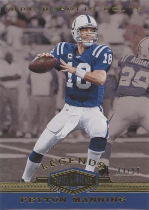 2019 Panini Plates & Patches Peyton Manning #121