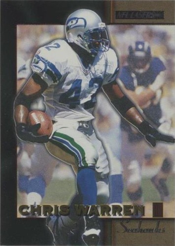 1996 Score Board NFL Lasers Chris Warren #2