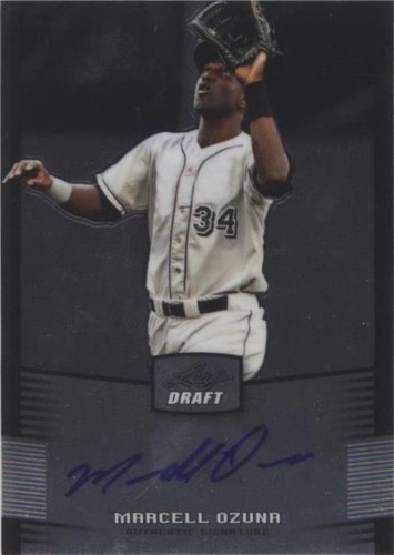 2012 Leaf Metal Draft - Marcell Ozuna #BA-MO2