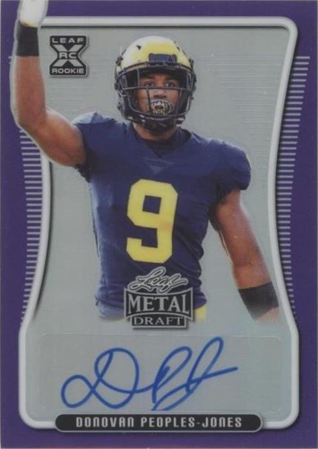 2020 Leaf Metal Draft Donovan Peoples-Jones #BA-DPJ