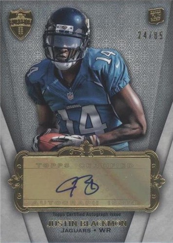 2012 Topps Supreme Justin Blackmon #SRA-JB