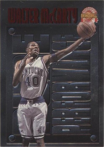 1996-97 Score Board Autographed Basketball - Walter McCarty #PP15