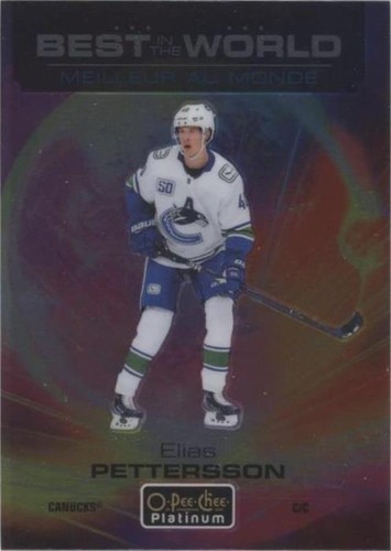2020-21 O-Pee-Chee Platinum - Elias Pettersson #BW-14