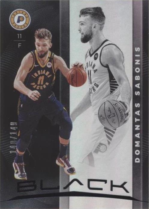 2019-20 Panini Black - Domantas Sabonis #23