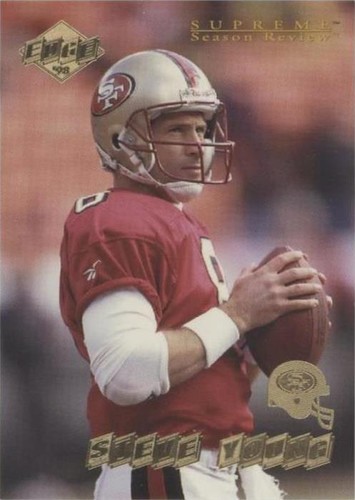 1998 Collector's Edge Supreme Season Review Steve Young #164