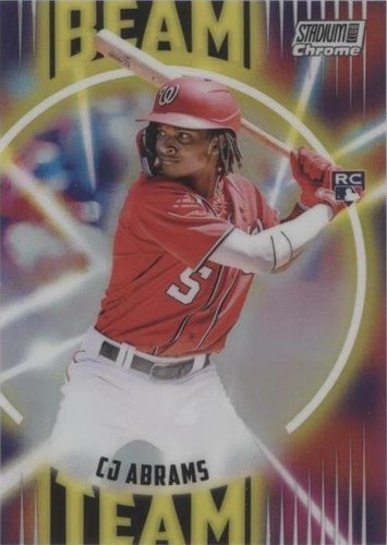 2022 Topps Stadium Club Chrome - C.J. Abrams #BT-9