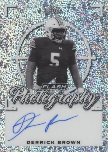 2020 Leaf Flash Derrick Brown #FP-DB2