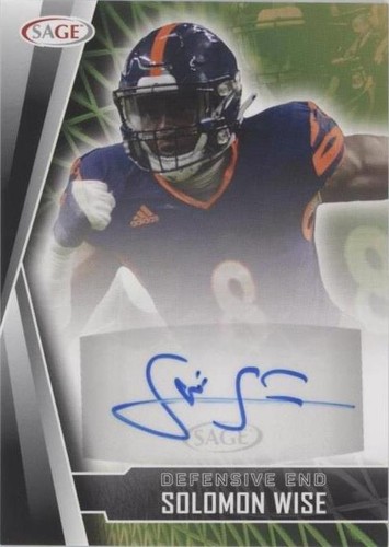 2022 SAGE High Series Solomon Wise #A-SW2