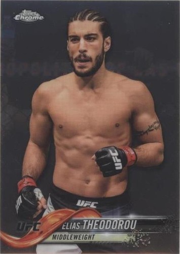 2018 Topps Chrome UFC - Elias Theodorou #67