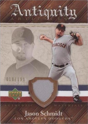 2007 Upper Deck Artifacts - Jason Schmidt #AA-JS