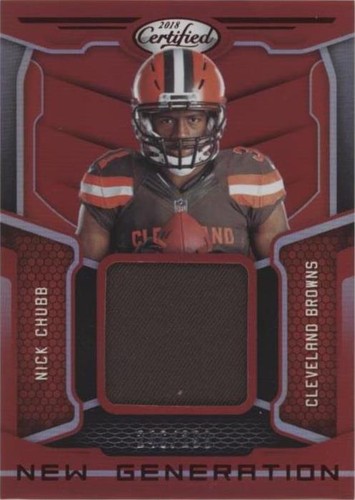 2018 Panini Certified Nick Chubb #14