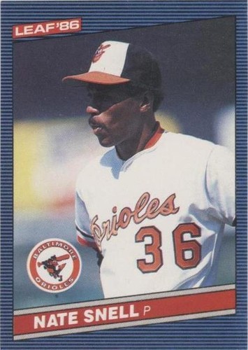 1986 Leaf Canadian - Nate Snell #166