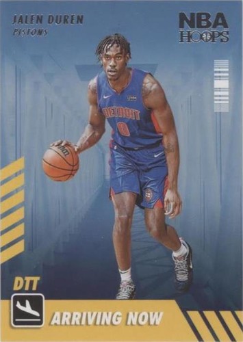 2022-23 Panini NBA Hoops Jalen Duren RC Auto Hot Signatures