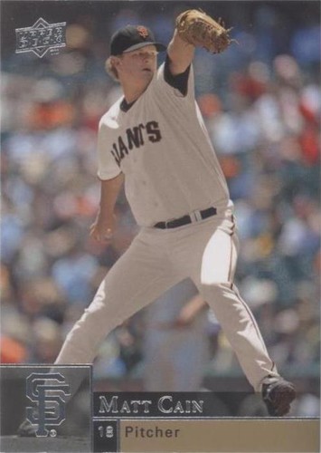 2009 Upper Deck - Matt Cain #324