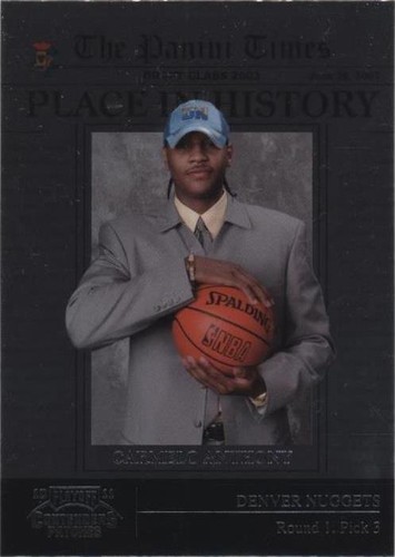 2010-11 Playoff Contenders Patches - Carmelo Anthony #7