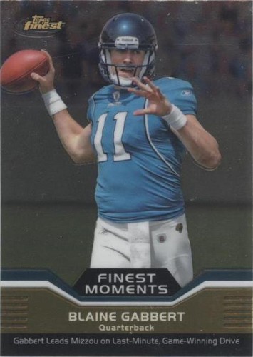2011 Topps Finest Blaine Gabbert #FM-BG