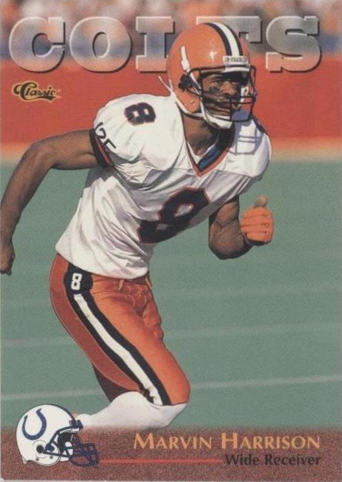 Clásico NFL Rookies 1996 Marvin Harrison #88
