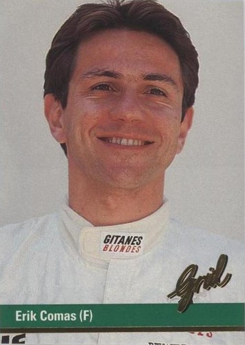 1992 Grid Motorcard Formula 1 - Erik Comas #58