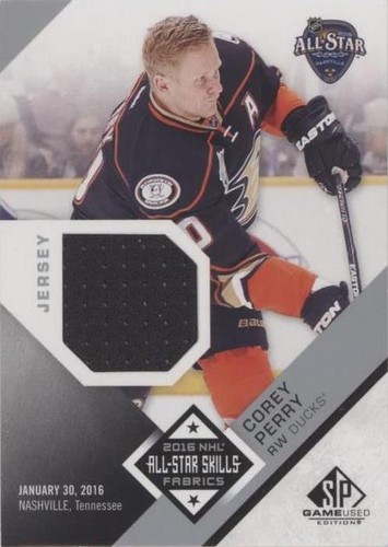 2016-17 SP Game Used - Corey Perry #AS-CP