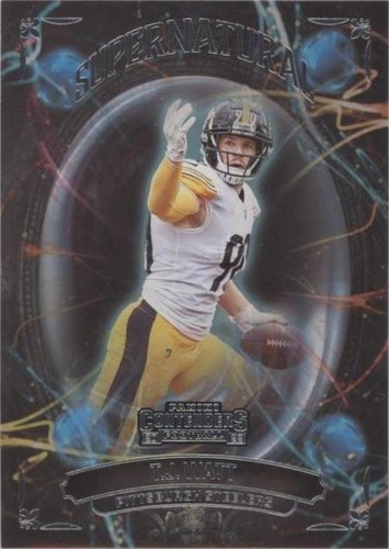 2022 Panini Contenders T.J. Watt #SN-TJW