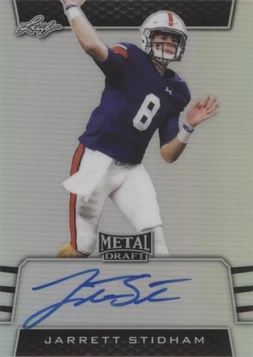 2019 Leaf Metal Draft Jarrett Stidham #BA-JS1