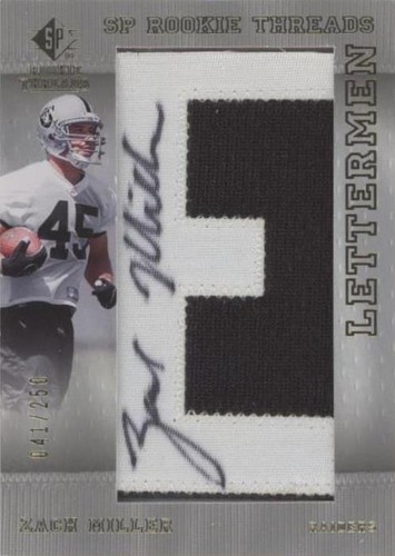 2007 SP Rookie Threads Zach Miller #141