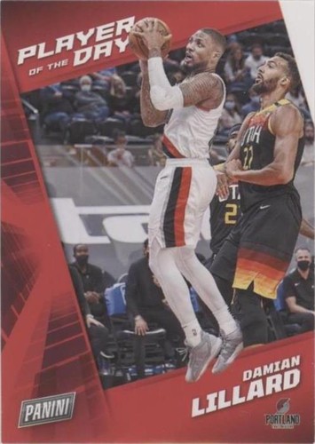 2021-22 Panini Player of the Day - Damian Lillard #42