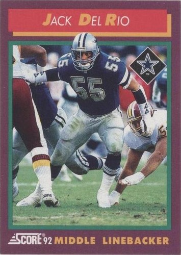 1992 Score Jack Del Rio #158