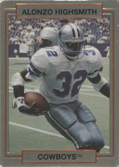 1990 Action Packed Rookie Update Alonzo Highsmith #67