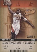 2002-03 Fleer Authentix - Jason Richardson #29
