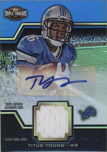 2011 Topps Triple Threads Titus Young #TTUAR-13