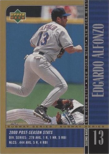 2000 Upper Deck Subway Series - Edgardo Alfonzo #NY20