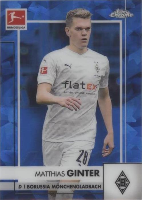 2020-21 Topps Chrome Bundesliga Sapphire Edition Matthias Ginter #73