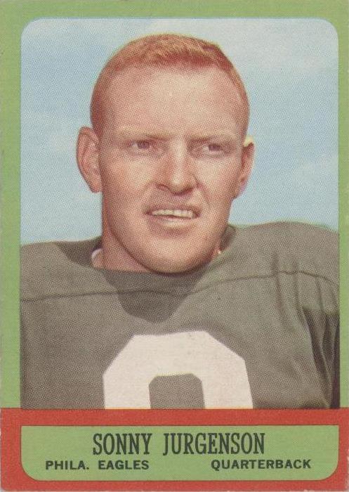 1963 Topps Sonny Jurgensen #110
