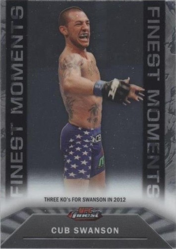 2013 Topps Finest UFC - Cub Swanson #FM-18