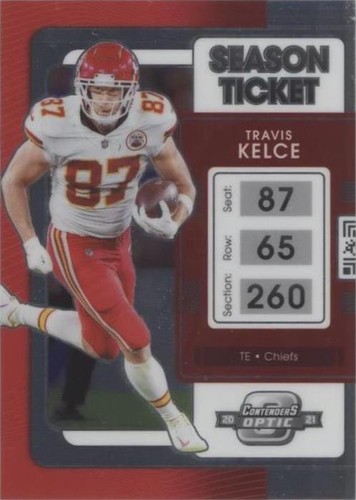 2021 Panini Contenders Optic Travis Kelce #47