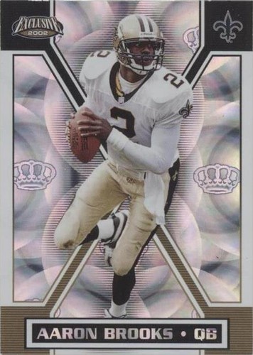 2002 Pacific Exclusive Aaron Brooks #105