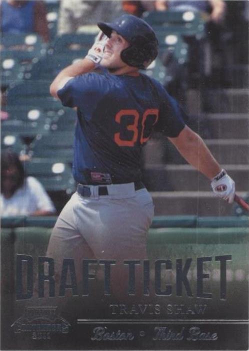 2011 Playoff Contenders - Travis Shaw #DT34