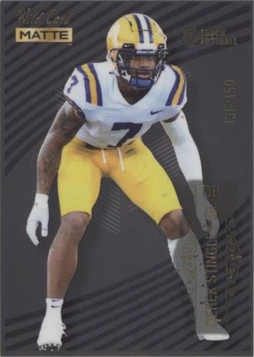 2022 Wild Card MATTE Derek Stingley Jr. #MB-32