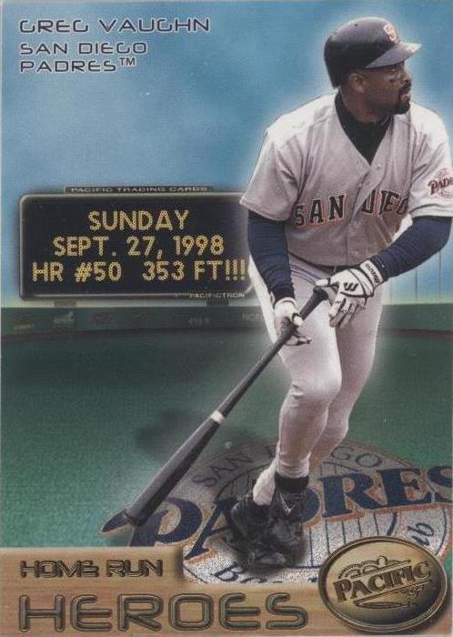 Pacific Home Run Heroes 1998 - Greg Vaughn #4