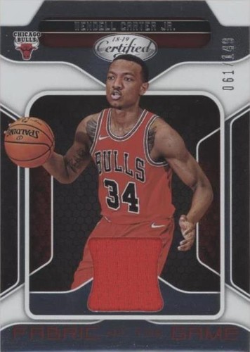 2018-19 Panini Certified - Wendell Carter Jr. #FG-WC