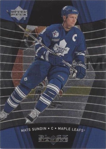 1999-00 Upper Deck Black Diamond - Mats Sundin #82