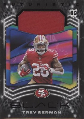 2021 Panini Black Trey Sermon #F-TS
