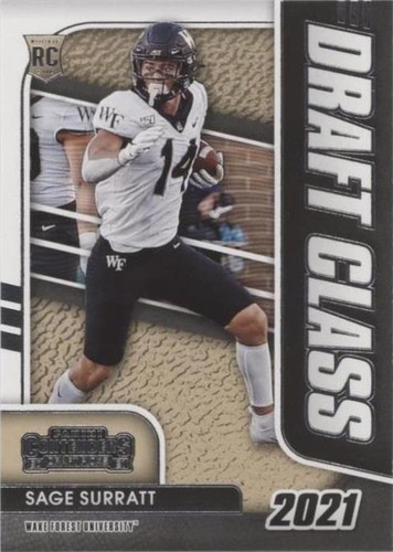 2021 Panini Contenders Draft Picks Sage Surratt #31