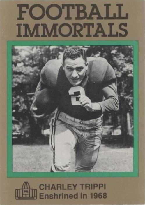 1985-88 Football Immortals Charley Trippi #117