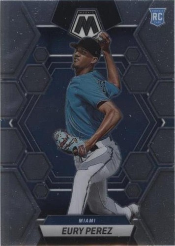 2023 Panini Chronicles Mosaic Eury Perez #16 Rookie RC | eBay