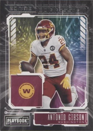 2021 Panini Playbook Antonio Gibson #ZC-AGI