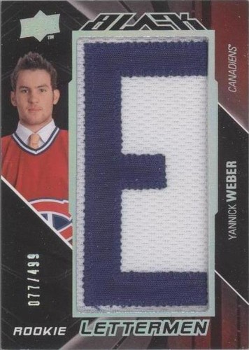 2009-10 Upper Deck UD Black - Yannick Weber #50