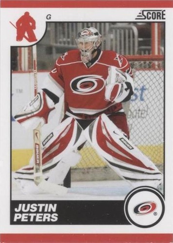 2010-11 Score - Justin Peters #125