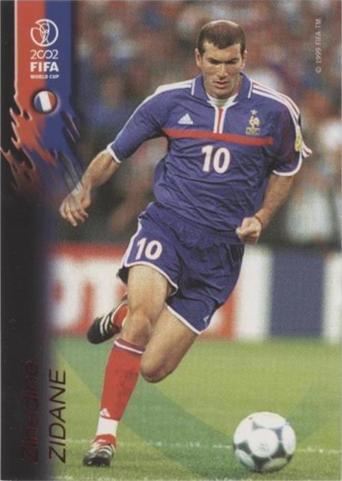 Panini Copa Mundial de la FIFA 2002 Serie Apertura Zinedine Zidane #61